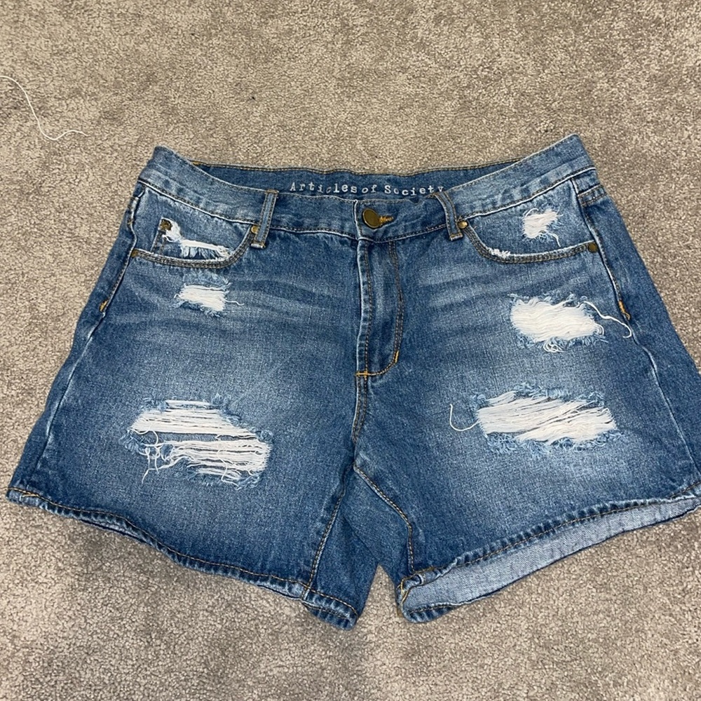 Articles Of Society Jean Shorts